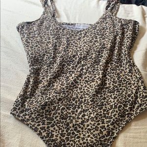 Cheetah print bodysuit